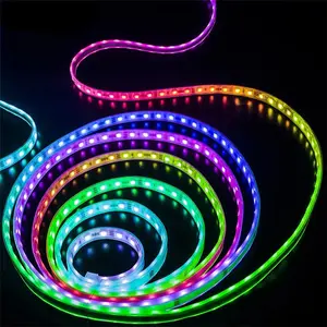 RGB LED-Licht leiste WS2811 WS2812B 5M 5 12 Volt Wasserdicht 30/LED/m WS2812 WS2812B DC 5V 12 V LED-Streifen band