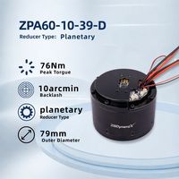 Actionneur de joint de robot ZBDynamiX 100 tr/min avec moteur à aimant permanent sans cadre pour bras de robot collaboratif et exosquelette