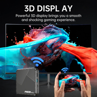 R69 PRO Android 14 Smart TV Box WiFi 6 LAN 1000M 8K UHD IPTV OTT Reproductor Multimedia de Streaming WiFi de Doble Banda Decodificador
