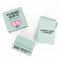 Offre Spéciale personnalisé conception complète fête jeu à boire conversation questions cartes jeux avec boîte pour adultes couples