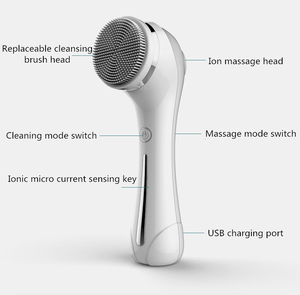 Mini cepillo eléctrico <span class=keywords><strong>de</strong></span> masaje para el cuidado <span class=keywords><strong>de</strong></span> la belleza facial, limpieza profunda <span class=keywords><strong>de</strong></span> la <span class=keywords><strong>cara</strong></span>, 2020 - Product Image 5