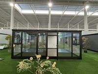 Étanche aux ouragans, coupe-vent ignifuge USA européen australien minuscule préfabriqué 20ft 40ft maison de conteneur extensible