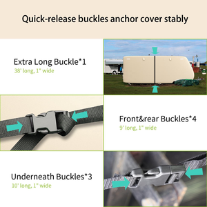 Funda Protectora para Autocaravana de Alta Calidad, Resistente a la Nieve, Rayos UV, Agua y Viento, de 22-24 Pies, para Invierno - Product Image 6