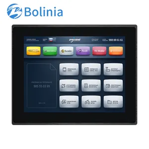 12 inch 1024*768 HD-MI VGA Non touch square screen Metal Aluminum TFT Embedded pure flat OEM ODM industrial LCD Monitor