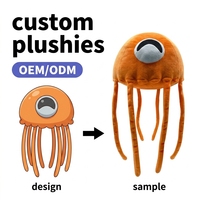 Peluche personnalisée de monstre de jeu, jouet en peluche OEM, personnage de jeu vidéo, jouet doux pour enfants, cadeau et collection
