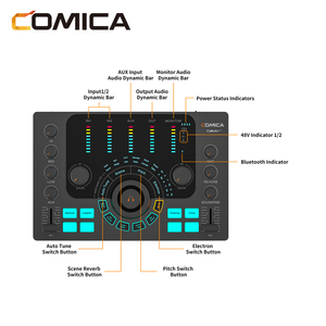 Comica adcaster C2 giao diện âm thanh đa chức năng cho streaming/podcasting/ghi âm máy tính di động kim loại bền - Product Image 4