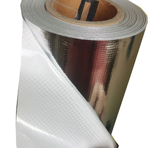Tamaños personalizados papel de aluminio/PET metalizado laminado <span class=keywords><strong>EPE</strong></span> espuma reforzada tela tejida para aislamiento térmico forro de bolsa - Product Image 5
