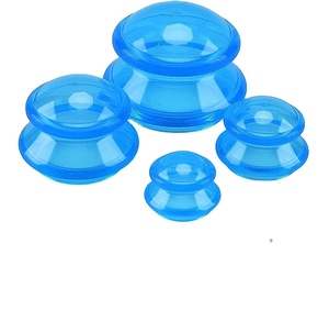 Frasco de ventosas de silicona duradera, juegos de terapia de ventosas de 4 tamaños, silicona para anticelulitis, desintoxicación, masaje miofascial - Product Image 1