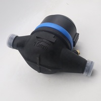 Compteur d'eau dn15 de classe B, type sec, corps en plastique