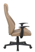 Chaise de bureau exécutive ergonomique professionnelle avec hauteur de siège réglable, pivotante à 360°, en cuir PU, pour usage domestique ou professionnel