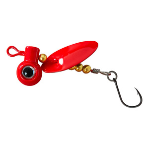Leurre de pêche en eau douce Huashengda Micro Flying Spinner Lure avec hameçon simple décalé à 15 degrés - Product Image 2