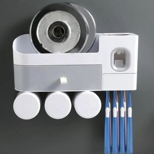 Wholesale Wall Mount <b>Toothpaste</b> Dispenser Squeezer and <b>Holder</b> Set - Product Image 4