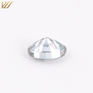 Diamant synthétique moissanite de couleur gris clair, taille ovale brillante, 5x7 mm, poli, en <span class=keywords><strong>vente</strong></span> - Product Image 2