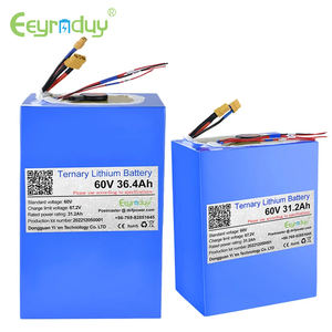 Lifepo4 전기 자전거 배터리 팩 12v 17ah-72v 60ah 60v 3000w NCM 양극 소재 골프 카트 리튬 이온 배터리 - Product Image 1