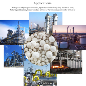 Bolas de Cerámica Inerte de Alúmina de 10 mm Fabricadas en <span class=keywords><strong>China</strong></span>, Bolas de Alúmina Porosa para Protección de Lechos Catalíticos - Product Image 2