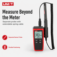 UNI-T Ut333s Mini thermomètre et hygromètre extérieur avec indicateur de surcharge, conversion d'unités, rétroéclairage LCD, garantie 1 an