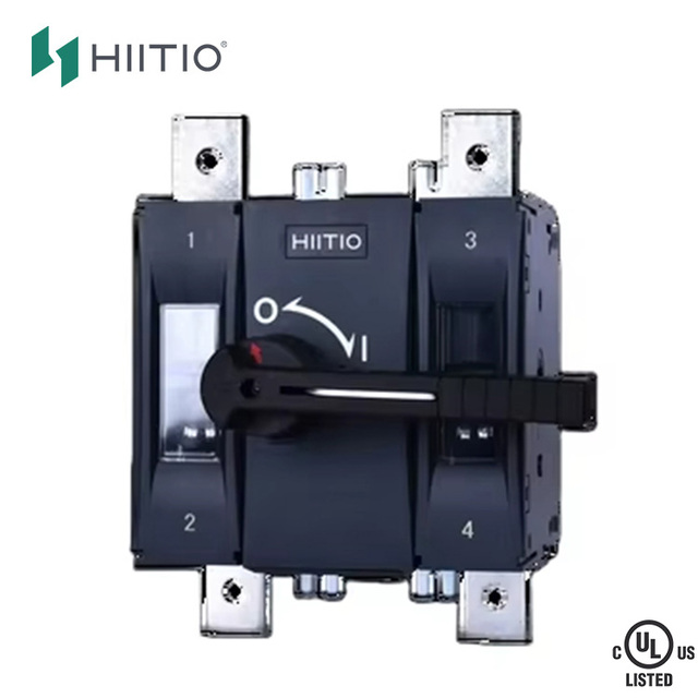 HIITIO HCG4-500 UL Certified DC Switch-disconnectors 1500V 500A PV DC Isolation Isolator Switch Load Breaker Switches