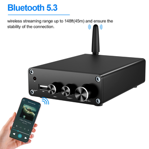 Amplificateur <span class=keywords><strong>de</strong></span> puissance audio numérique HIFI VIRE 2*50W 2.1CH USB U-disque TF <span class=keywords><strong>Lecteur</strong></span> <span class=keywords><strong>de</strong></span> musique 5.3 100W Caisson <span class=keywords><strong>de</strong></span> basses Amplificateur <span class=keywords><strong>de</strong></span> puissance sonore - Product Image 3