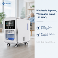 Machine à hydrogène et oxygène 1500 ml/min pour usage domestique, YISHENGRUI, adaptateurs de prise standard internationaux offerts, livraison en 20 jours