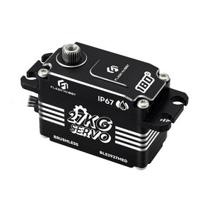 Flash Hobby BLS2927MED 27KG 0.03Detik Servo Brushless Profil Rendah Encoder Magnetik IP Tahan Air Digital untuk Mobil Drift/Robot Kipas - Product Image 1