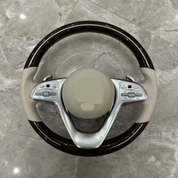 Volant en fibre de carbone Mercedes Benz AMG W205 A/C/E/G Class 2015-2019 avec accessoires personnalisés en cuir