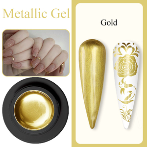 Échantillon gratuit de <span class=keywords><strong>vernis</strong></span> à ongles en métal 3D avec <span class=keywords><strong>miroir</strong></span> doré de 5g, gel de peinture métallique en or <span class=keywords><strong>rose</strong></span> argenté, <span class=keywords><strong>vernis</strong></span> à ongles design LED/UV - Product Image 3