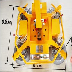 400kgs 800kg Load Glass Suction Cup Lifter For Curtain Wall