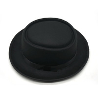 Topi Fedora Pita Warna Polos Logo Kustom Grosir Pria Wanita Topi Formal Bisnis Kasual Luar Ruangan