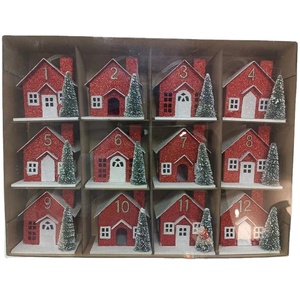 Casas de Papel Multicolores para Decoración <span class=keywords><strong>Navideña</strong></span>, Tamaños de 6 a 20 Pulgadas, Gran Venta - Product Image 2