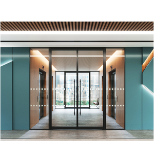 आग को 3 घंटे की आग रेटेलेंट ग्लास विभाजन प्रणाली के साथ स्टील फ्रेम आधुनिक डिजाइन पर्यावरण के अनुकूल एकल ग्लास विभाजन - Product Image 1