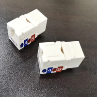 Module réseau RJ45 Cat6 UTP Keystone Jack 90 degrés 110 Punch Down IDC T568A/B pour panneau de brassage et plaque murale