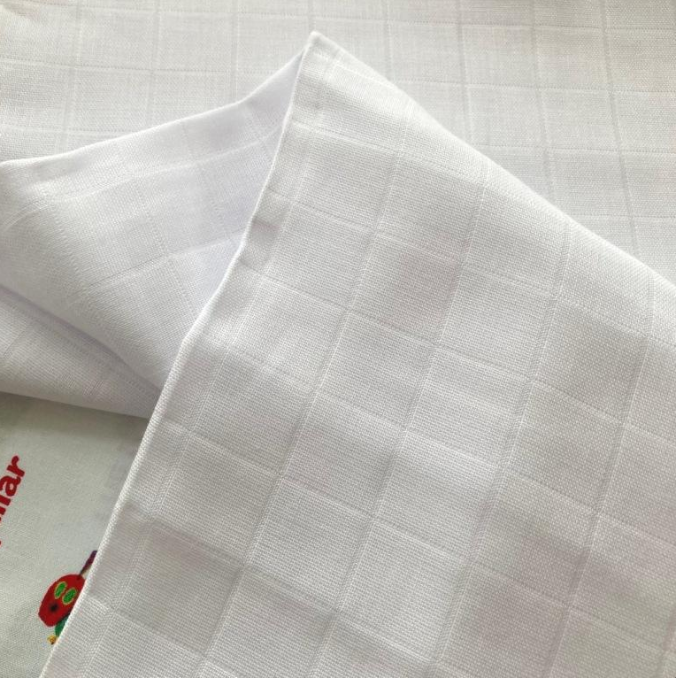 Wholesale Organic Bamboo Fiber Muslin Fabric for Baby Swaddle Blankets