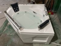 Rokbath K-8922 recteur forme baignoire coin SPA bain à remous massage deux personnes avec bulle d'air