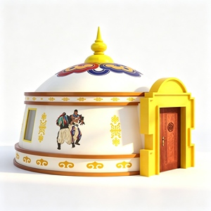 Yurtes mongoliennes de haute qualité avec <span class=keywords><strong>une</strong></span> structure solide et épaisse, idéales pour les <span class=keywords><strong>vacances</strong></span> en plein air et la détente. - Product Image 3