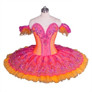 Rose Tutu de Ballet Professionnel <span class=keywords><strong>Classique</strong></span> Tutu Romantique Pour Femmes Filles <span class=keywords><strong>Danse</strong></span> Scène - Product Image 1