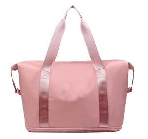 2026 Sports Travel Bagpack Duffel Shoe Compartment Custom Logo Gym Pink Gym Bag for Men Women - Product Image 1