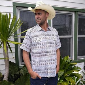Chemise Homme Personnalisée Broderie 2026 de Haute Qualité à Manches Courtes Motif Floral Col Rabattu Décontractée - Product Image 1
