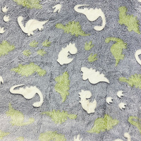 Tissu polaire flanelle imprimé offset double face lumineux 100 % polyester 230 g/m² tendance 2026 pour couverture