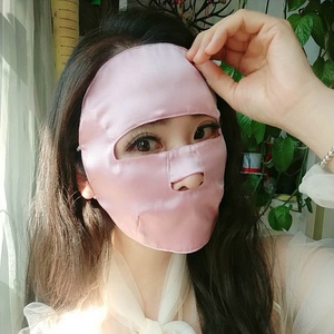 <span class=keywords><strong>Masque</strong></span> de sommeil complet en soie véritable <span class=keywords><strong>pour</strong></span> protéger le visage, facile à respirer, protection contre le ver de soie, <span class=keywords><strong>pour</strong></span> le sommeil en plein air - Product Image 2
