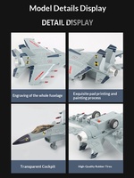 Modèle de chasseur J-20 F-16 J-15 en alliage et plastique à l'échelle 1/100, pulvérisable, avec fonctions musicales/lumineuses, jouet pour enfants