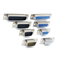 Conector DB9 DB15 DB25 DB37 macho y hembra, conector de soldadura tipo DB, conectores de tipo DB