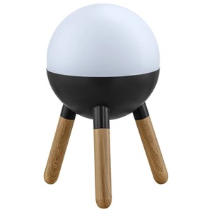 Modern White Fabric <b>Shade</b> Desk Table <b>Lamp</b> USB Port <b>Drum</b> Dark Bronze Finish Bedroom Hotel UL Certified Factory Nightstand <b>Lamp</b> - Product Image 2