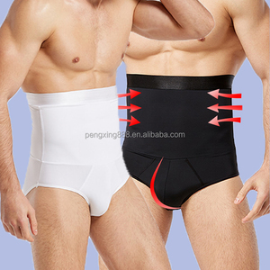 Vente directe confortable hommes taille formateur ferme contrôle pantalon quatre voies Stretch haute élasticité corps façonnage haute élasticité - Product Image 1