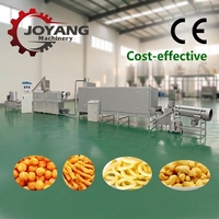 Ligne de production de snacks soufflés industriels entièrement automatique et personnalisée avec machine d'extrusion haute performance