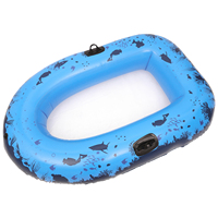 Bateau flotteur de piscine gonflable Portable en PVC à fond transparent avec grande vue sous-marine pour garçons filles enfants et adultes Sports nautiques