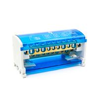 Bloque de Terminales Modular Unipolar para Distribución de Energía Eléctrica, Montaje en Panel o Riel DIN, WDH 211 500V/125A