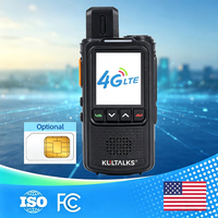 KP-258 Walkie Talkie Portátil Global 4G de 5000 km de Alcance, Radio Bidireccional de Largo Alcance con Tarjeta SIM AU2602