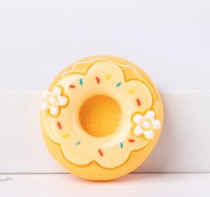 Mignon Dessin Animé Rond Lucite Résine Charmes Perles Lâches pour DIY Crème Colle Téléphone Cas Cheveux Cravate Cheveux Accessoires - Product Image 5