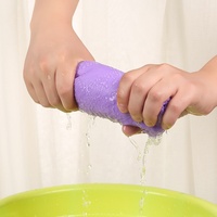 Serviette de séchage pour voiture en PVA super absorbante de 26 x 16 pouces, chiffon de nettoyage en microfibre magique multifonctionnel pour la cuisine
