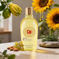 Huile de bain hydratante pour peaux sensibles, soulagement de la peau sèche et irritée, formule douce à pH équilibré, huile de douche à l'amande 250 ml, nettoyant corporel